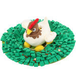 Pet Hen Incubating Egg Puzzle Sniffing Mat Toy Set