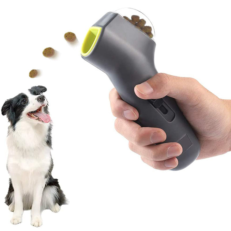 Jouet de dressage interactif pour chien Lanceur de catapulte de collations pour animaux de compagnie Jouet de plage extérieur Lanceur de friandises pour chien et chat Distributeur de nourriture pour collations Fournitures pour animaux de compagnie