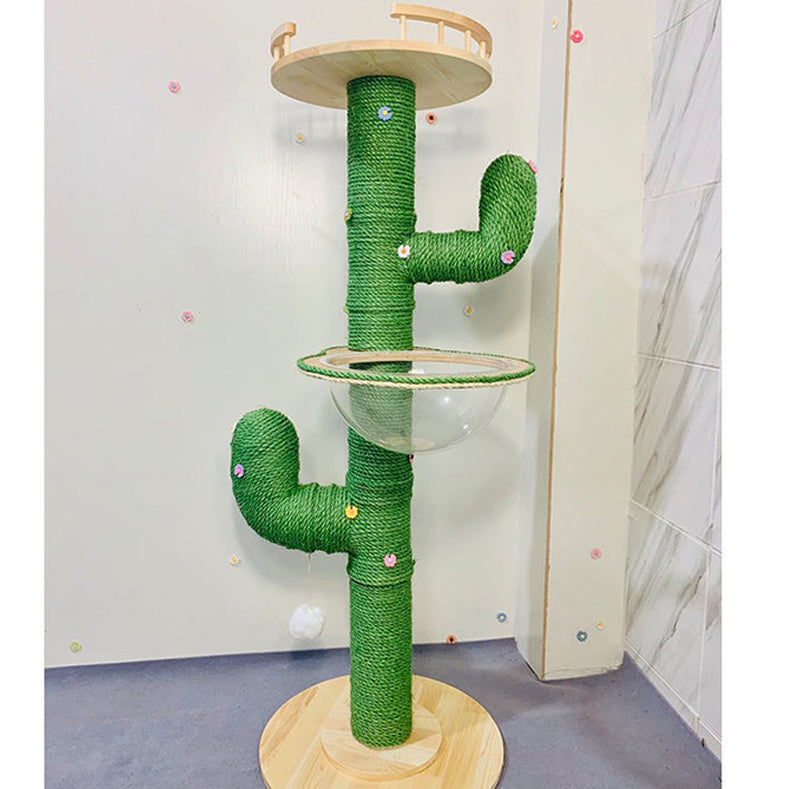 Cactus Cat Climbing Frame Self-made Diy Complete Material Package