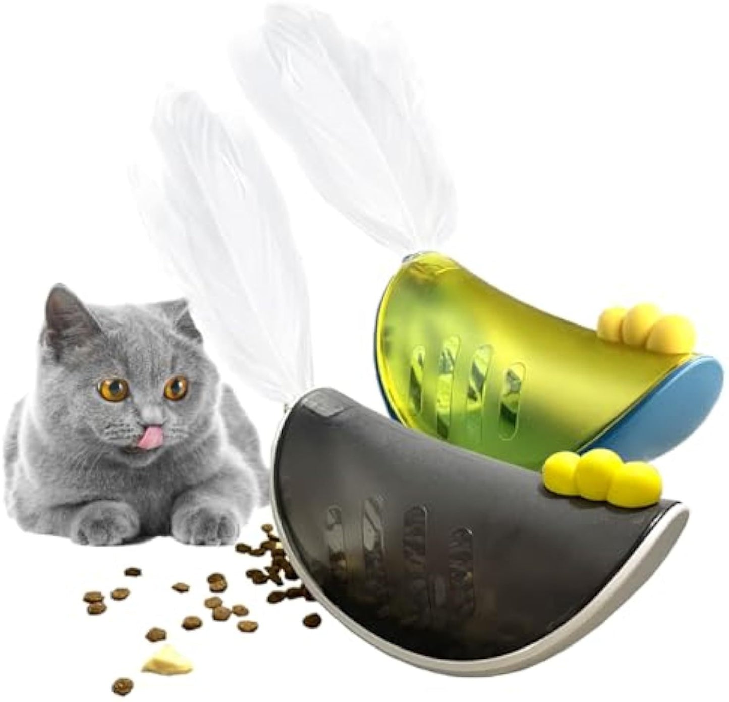 Juguetes de hierba gatera para gatos, juguetes tipo rompecabezas para gatos, vaso interactivo para gatos de interior, comedero tipo rompecabezas para gatos, golosinas divertidas para gatitos