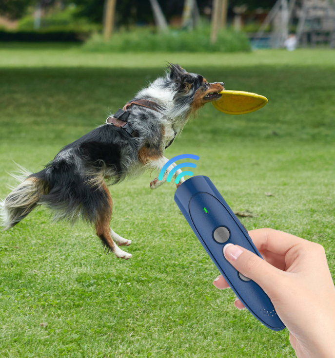 Conductor de perro ultrasónico de mano para detener ladridos