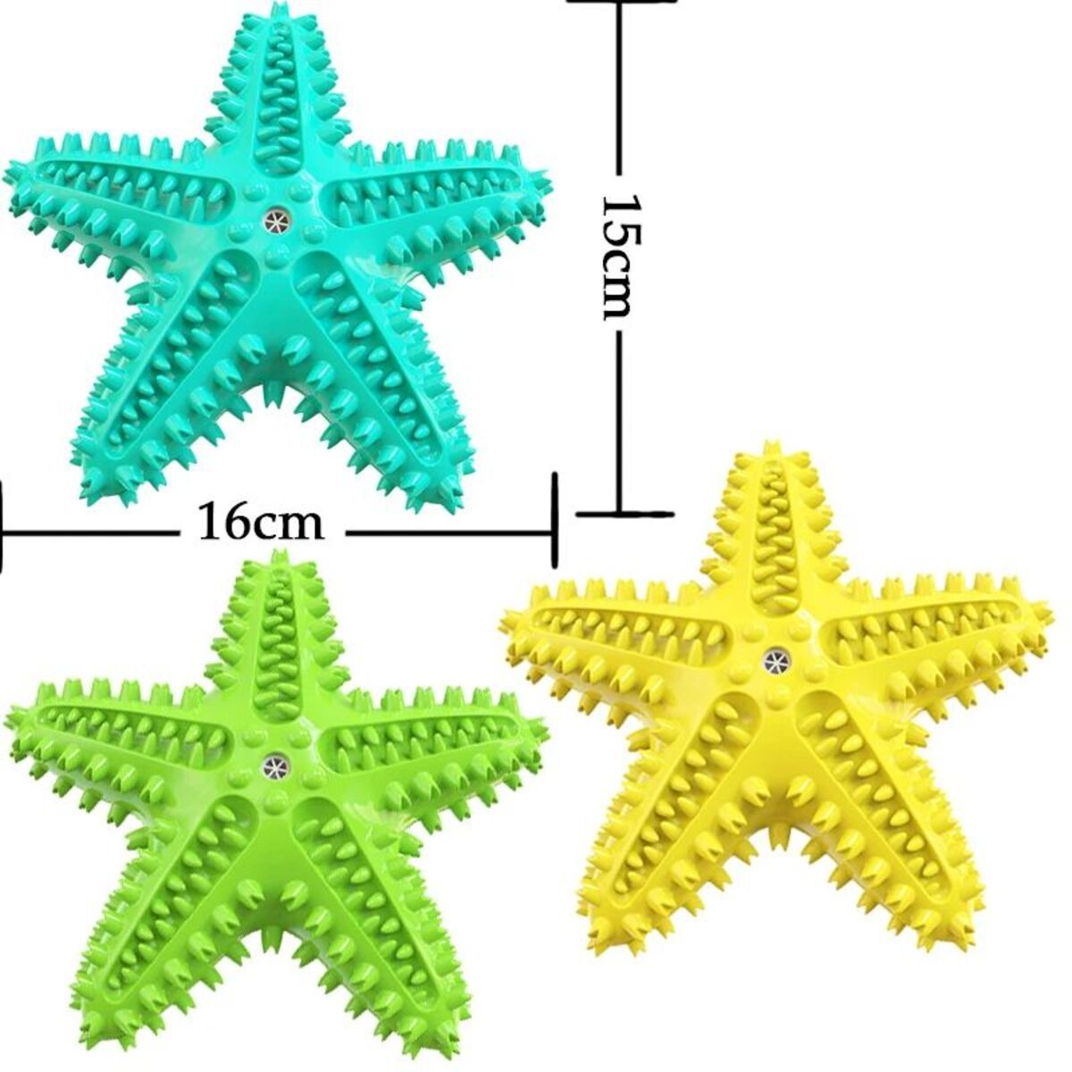 Dog Toys For Large Dogs Tooth Cleaning Chew Funny Interactive Training Starfish Toy Accessories Squeaky Toys TPR Toys