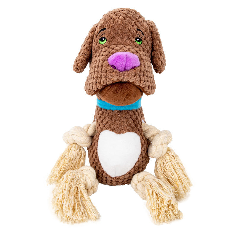 Jouet en peluche pour chien en forme de coquille contenant du papier sonore Bb appelé molaire résistant aux morsures, jouet interactif pour animaux de compagnie, grand chien, chiot, fournitures pour animaux de compagnie