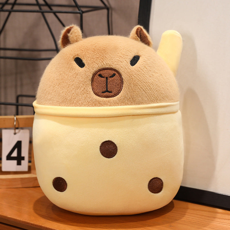 Capabala Capybara Milk Tea Transformation Doll