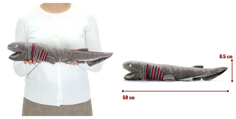 Jouet en peluche animal mignon de poupée de requin à volants