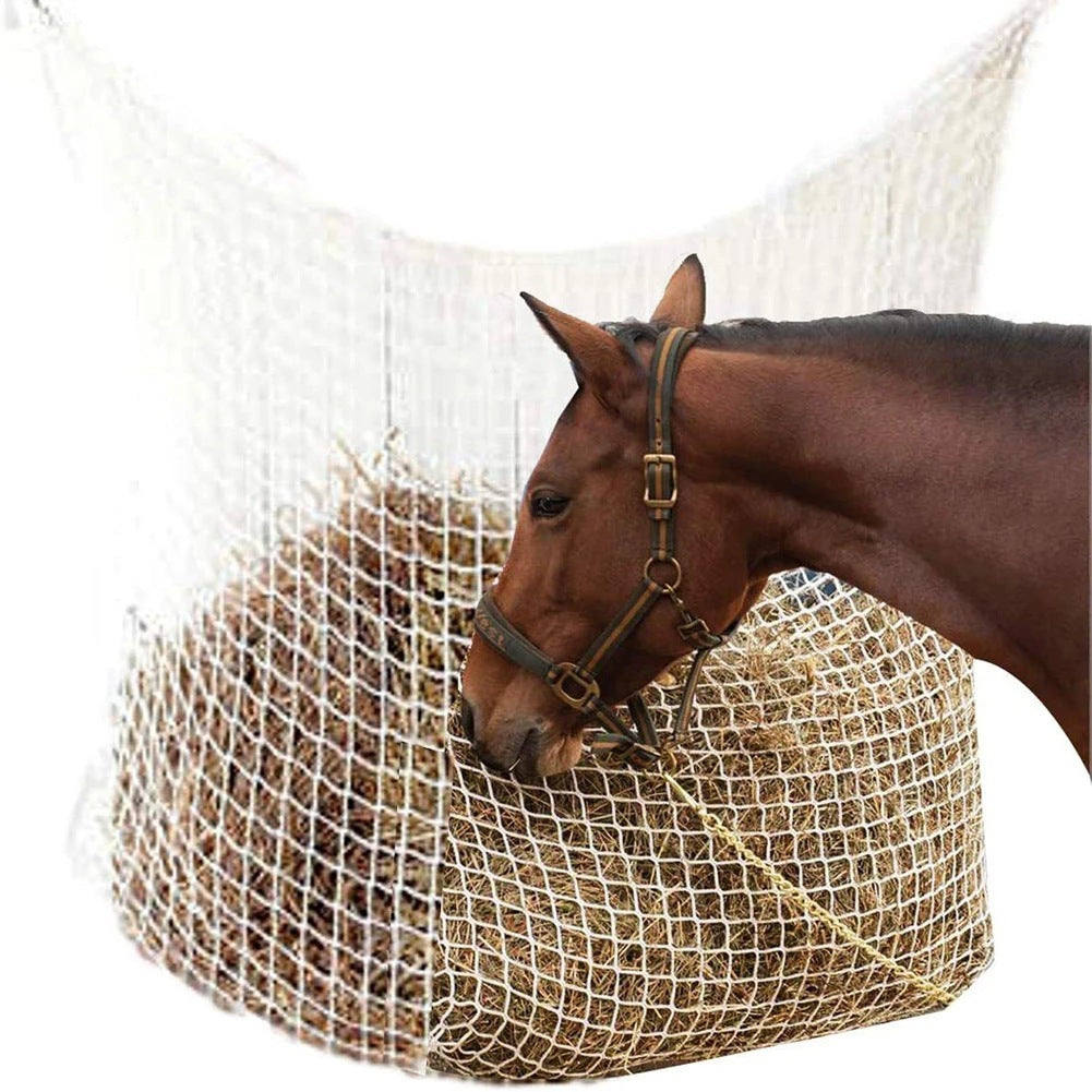 Weaving Grid Horse Hanging Feeding Bag