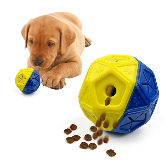 Dog And Pet Toy Ball Bite Resistant Leaking Food Ball Interactive Indoor And Outdoor Puzzle Hollow Ball