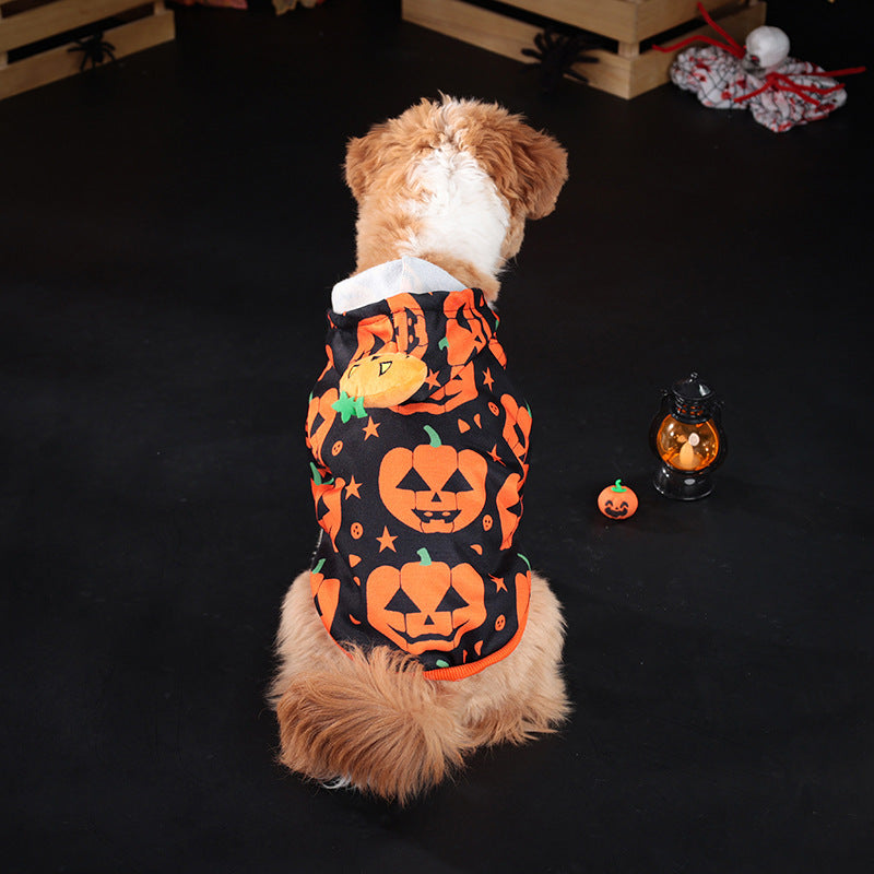 Ropa para mascotas Wansheng Suéter con calabaza para perros y gatos