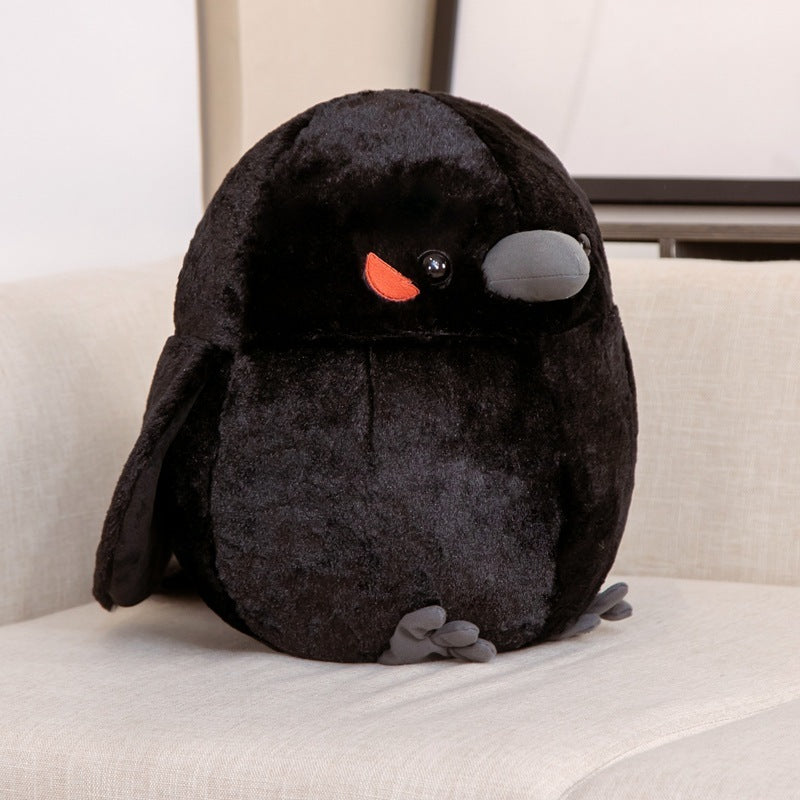 Cute Spherical Sparrow Plush Toy