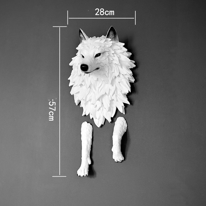 3D Three-dimensional Wall Decoration Creative Animal Head Pendant