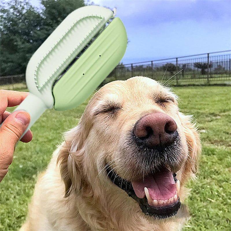 Peines de masaje autolimpiantes 3 en 1, cepillo flotante para quitar el pelo, cepillo de aseo para mascotas con tanque de agua, productos para mascotas