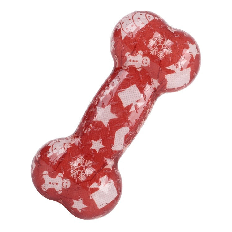 Printed Bone TPR Material Nibbling Sound Toy