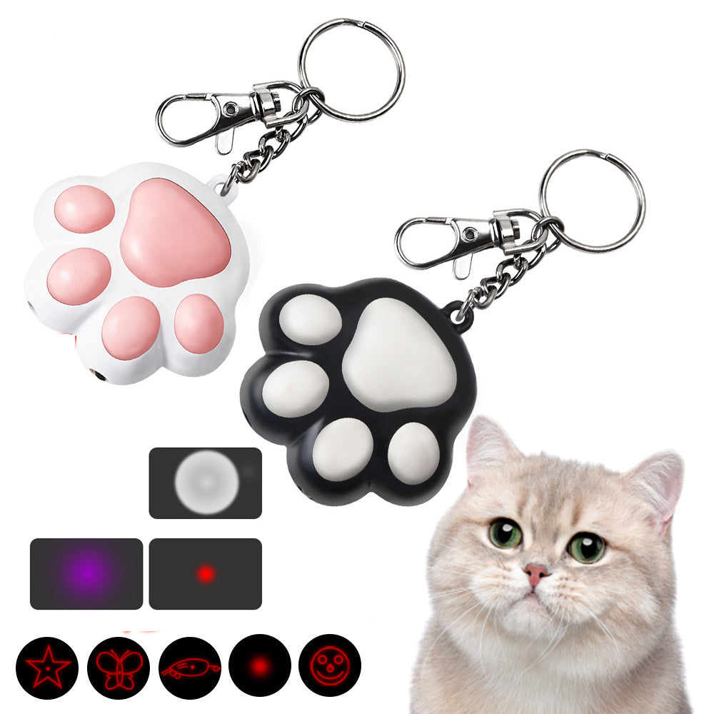 Jouets de jeu infrarouge pour chats de compagnie, porte-clés, éclairage multifonctionnel, rechargeable, divers modèles, jouet d'entraînement au QI, charge USB