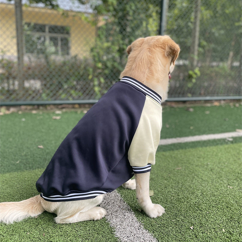 Baseball Uniform Pet Clothing Medium Large Dog Golden Retriever Labrado