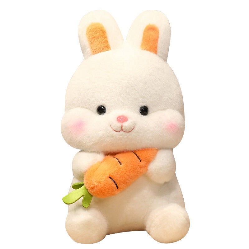 Jouet en peluche lapin carotte