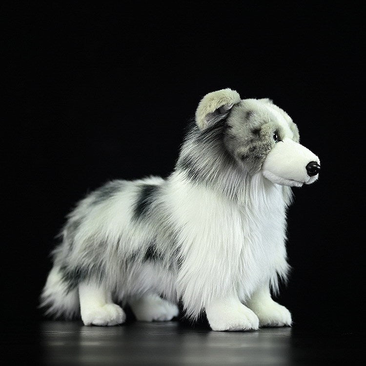 Border Collie Simulation Plush Toy