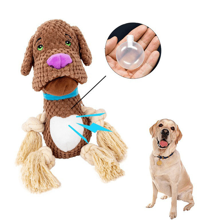 Jouet en peluche pour chien en forme de coquille contenant du papier sonore Bb appelé molaire résistant aux morsures, jouet interactif pour animaux de compagnie, grand chien, chiot, fournitures pour animaux de compagnie