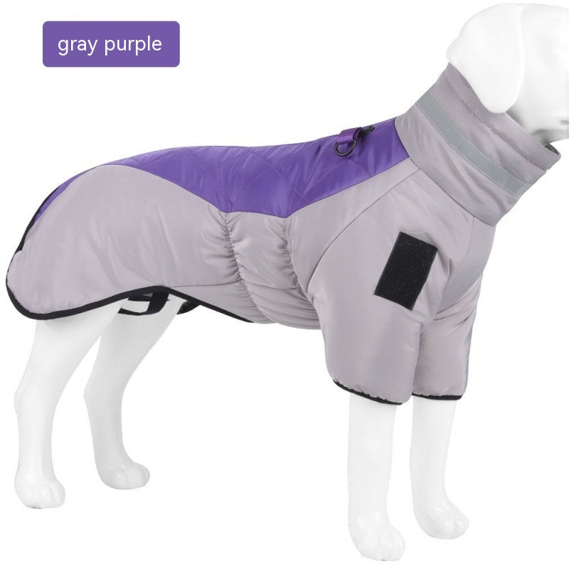 Nuevo abrigo de invierno para perros, ropa impermeable para mascotas para perros medianos y grandes, chaleco grueso y cálido para perros, chaqueta de Labrador personalizada