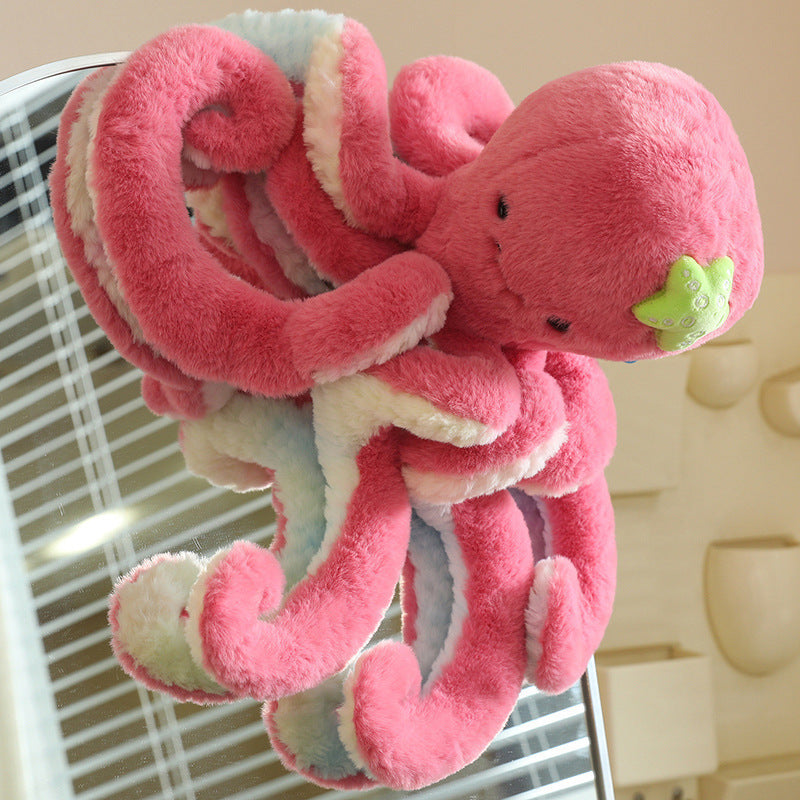 Peluche De Pulpo Con Ventosa Lindos Tentáculos De Gran Tamaño