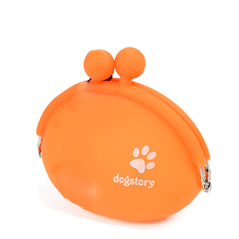 Sac de rangement en silicone pour nourriture et friandises pour chien