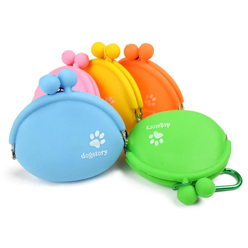 Sac de rangement en silicone pour nourriture et friandises pour chien