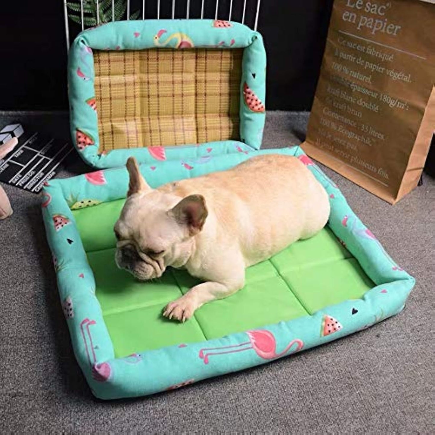 Universal Double-Sided Pet Nest For Small And Medium-Sized Dogs, Perfect For Summer With Bite-Resistant Oxford Cloth