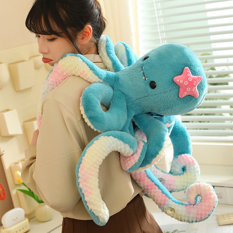 Peluche De Pulpo Con Ventosa Lindos Tentáculos De Gran Tamaño