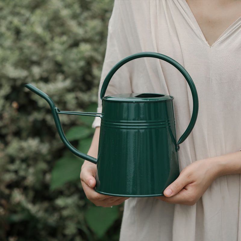 Vintage Galvanized Watering Can Garden Tool