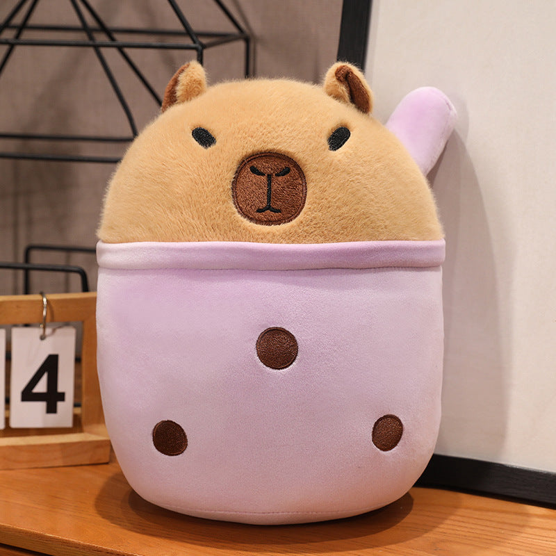 Capabala Capybara Milk Tea Transformation Doll