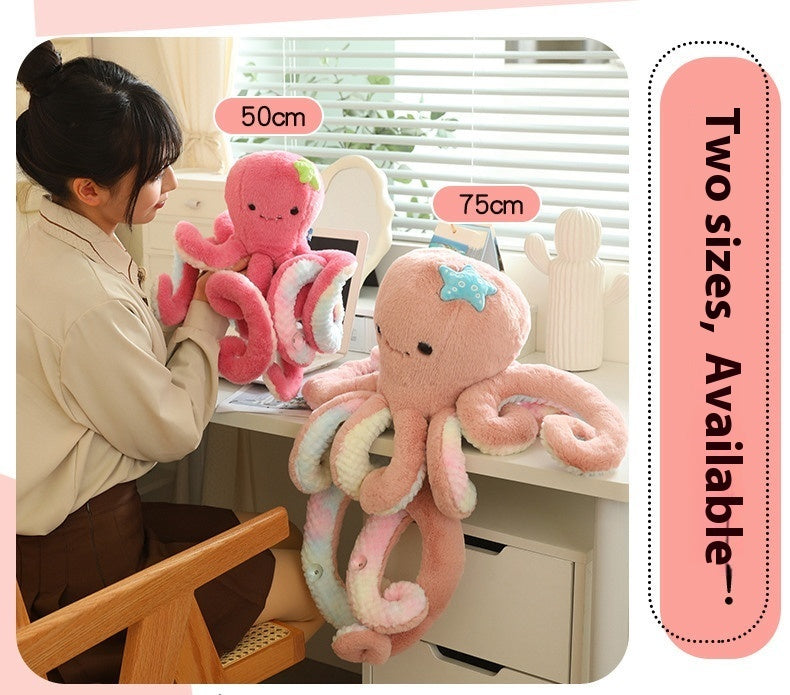 Peluche De Pulpo Con Ventosa Lindos Tentáculos De Gran Tamaño