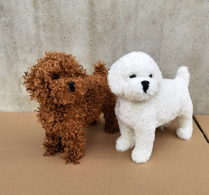 Simulation peluche peluche ourson Simulation Animal chien année cadeau