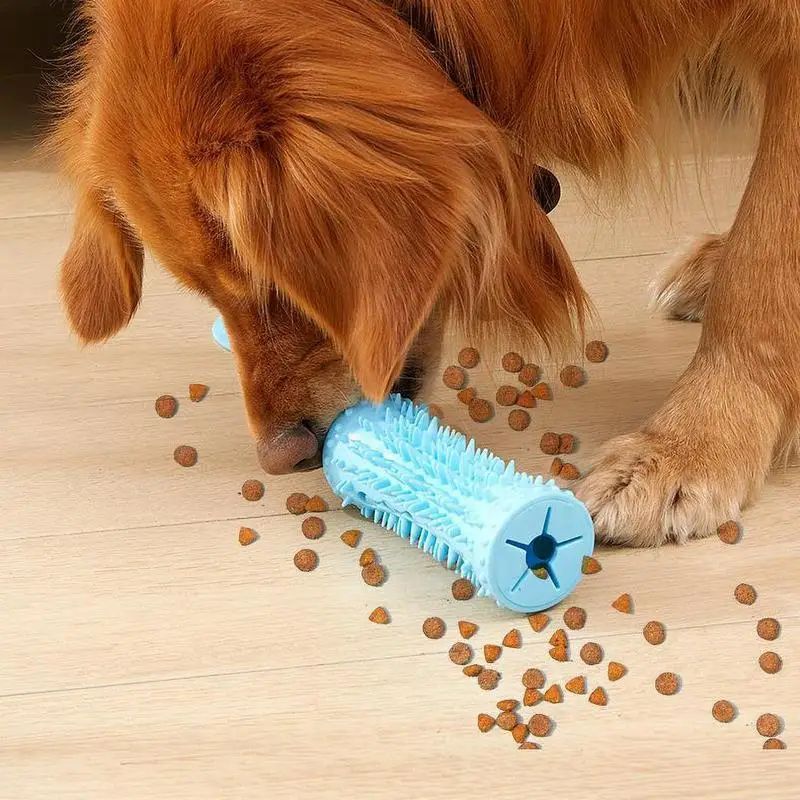 Pelota masticable para perros, juguete interactivo para masticadores agresivos, dispensador de comida, ventosa, juguete para tirar y limpiar los dientes