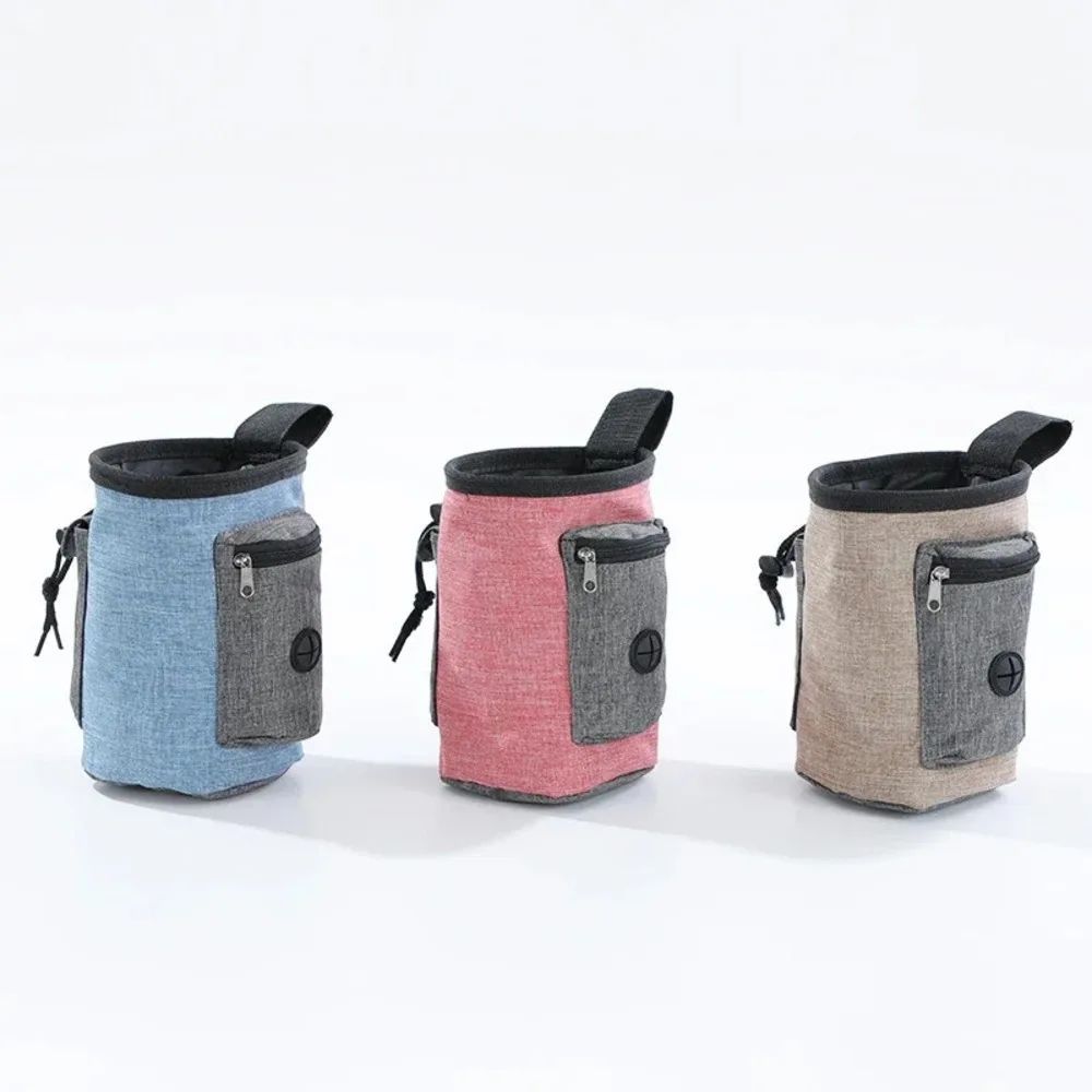 Bolsa portátil de entrenamiento al aire libre para mascotas, bolsa de cintura para guardar juguetes para perros, bolsa para bocadillos para gatos, suministros para mascotas