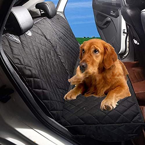 Alfombrilla trasera antisuciedad impermeable para coche para perros, alfombrilla de doble uso para asiento trasero de coche para mascotas