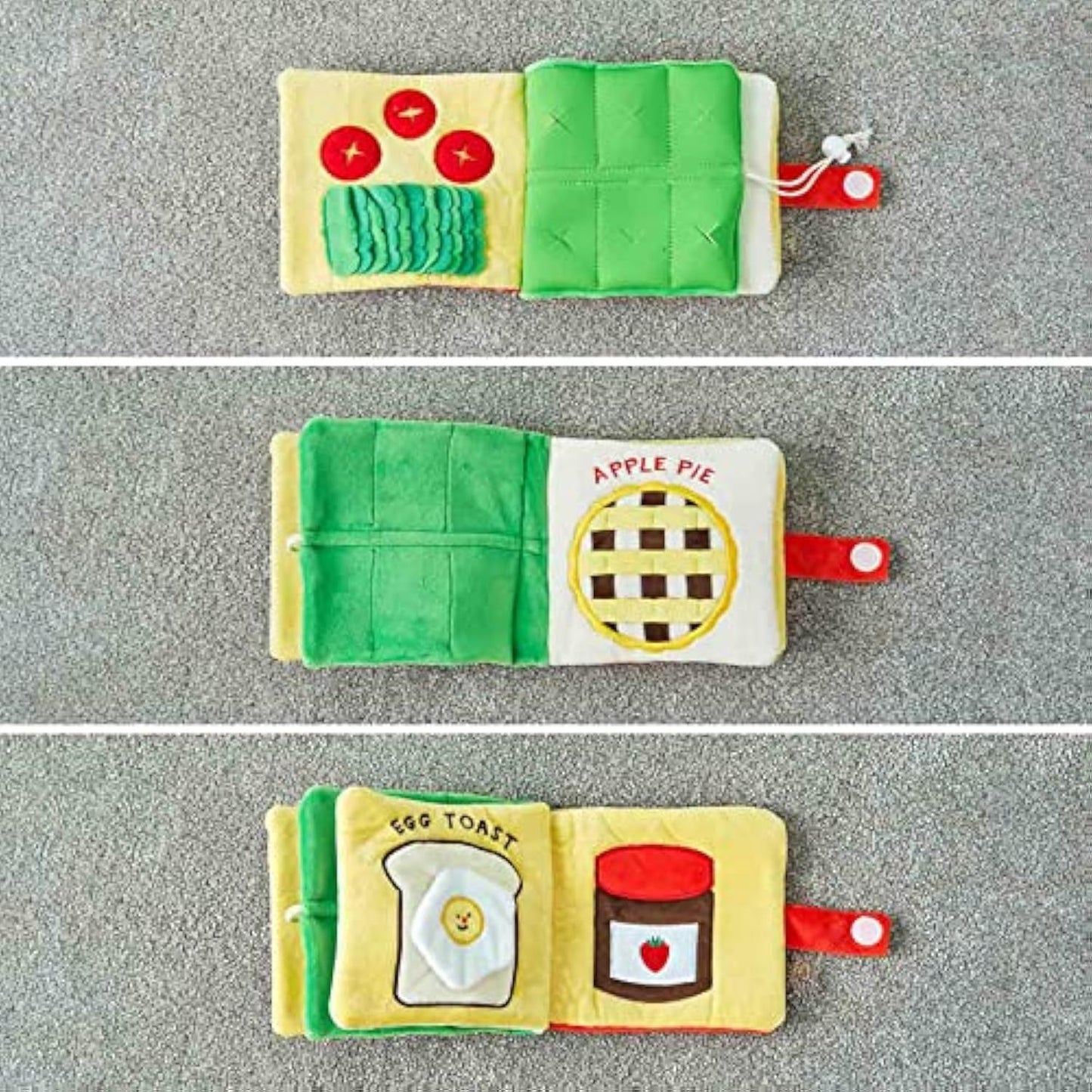 Interactive Sniff Mat Cute Slow Feeder Dog Snuffle Book Interactive Dog Toys Dog Feeding Mat Squeaky Snuffle Mat Puzzle Reducing Boredom Preventing Obesity