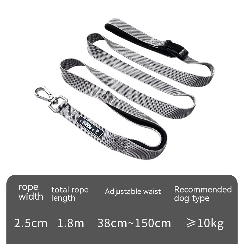 1.8m Long Dog Leash Multifunctional Traction Running