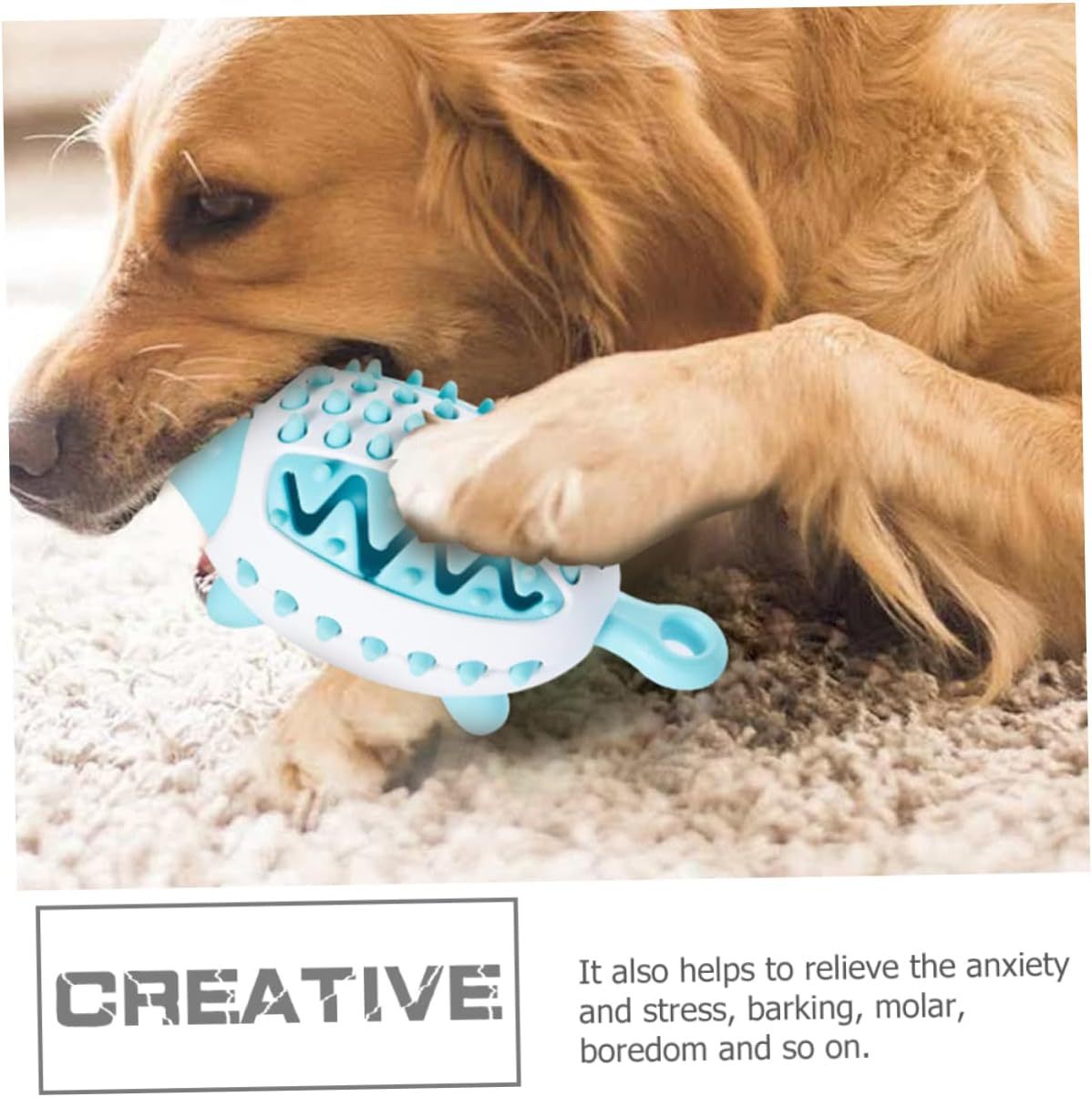 Dog Toy Wear-Resistant Treat Treats Dog Tops Puzzle Accessories Dog Leaking Food Toy Dog Biting Toy Dog Squeaky Ball Wear-Resistant Molar Toy Toys The Dog Puppy