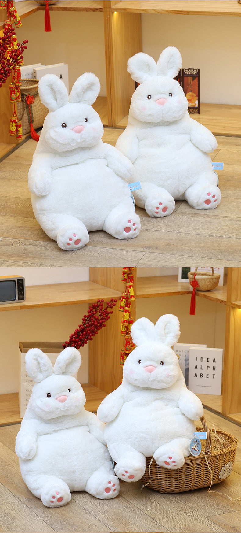 Super Soft Lazy Rabbit Big Pillow Cute Doll