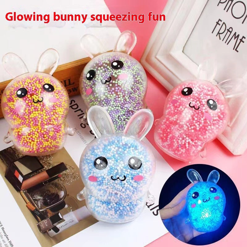 Animal Shape Glowing Foam Squeeze Beads Toy