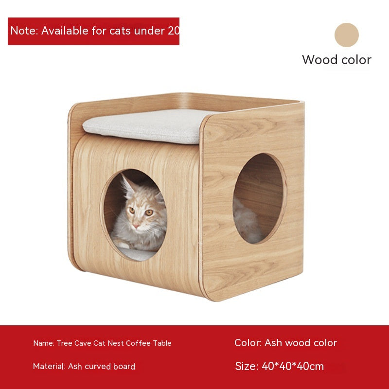 Four Seasons Universal Removable And Washable Wooden Pet Bed