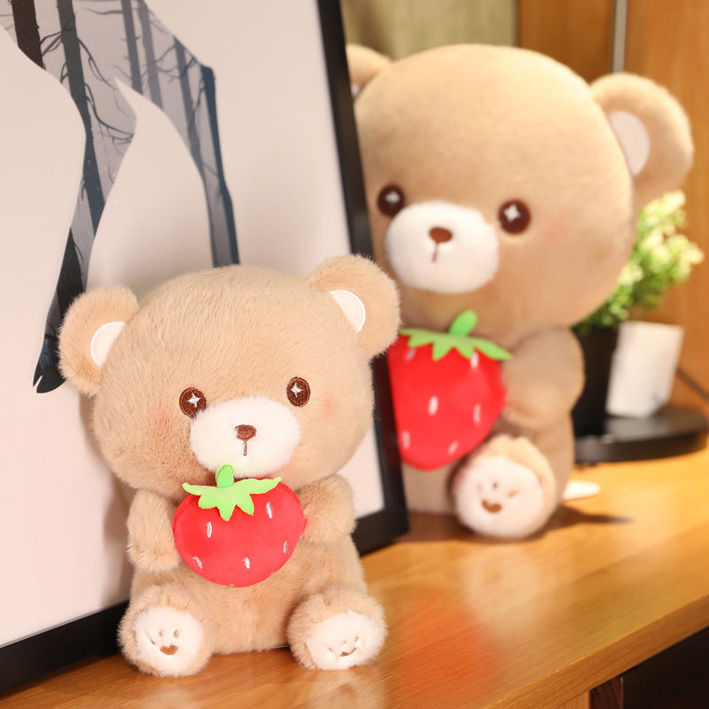 Strawberry Bear Plush Toy Doll