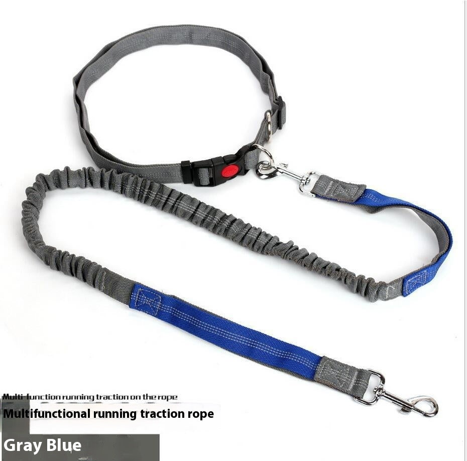 With Elastic Night Reflective Filament Sling Supplies Outdoor Running Dog Leash