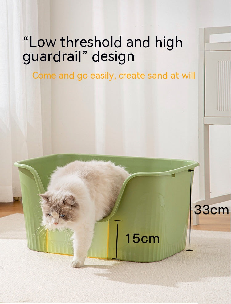 Anti-splash Integrated Cat Toilet