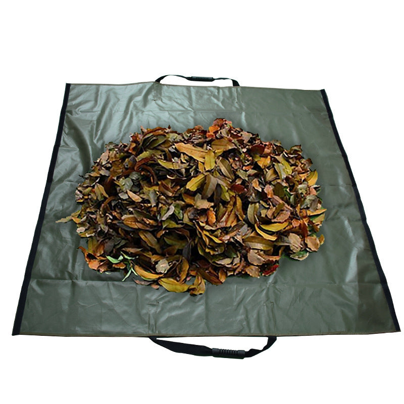 Bâche de stockage de feuilles de jardin, conteneur de déchets de pelouse extérieure, conteneur Recyclable, fourre-tout de jardin robuste, sacs à ordures