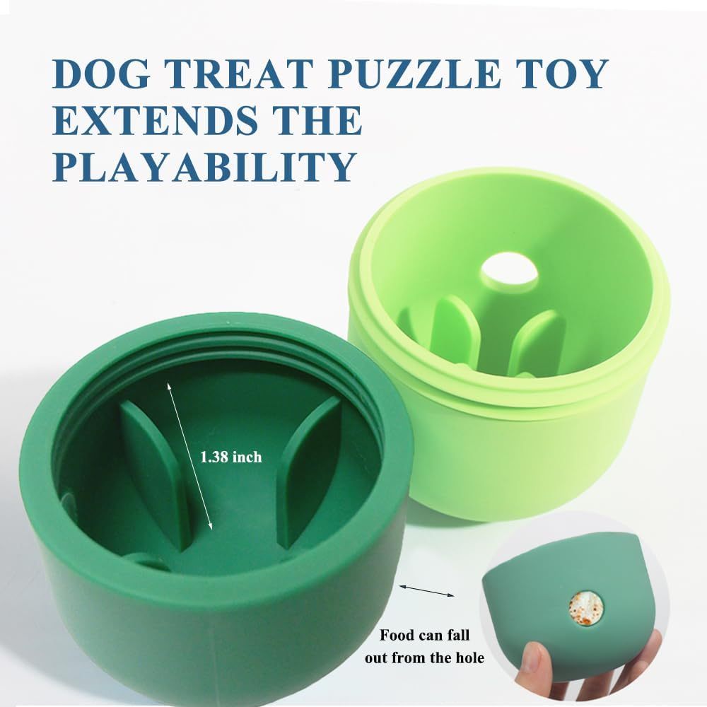 Pet Puzzle Toy Dog Treat Dispensing Cute Puppy Small Medium Dogs Interactive Chase Toy Pet Funny Enrichment Toys Food Ball For Dog Playing Training Slow Feeder Bowls