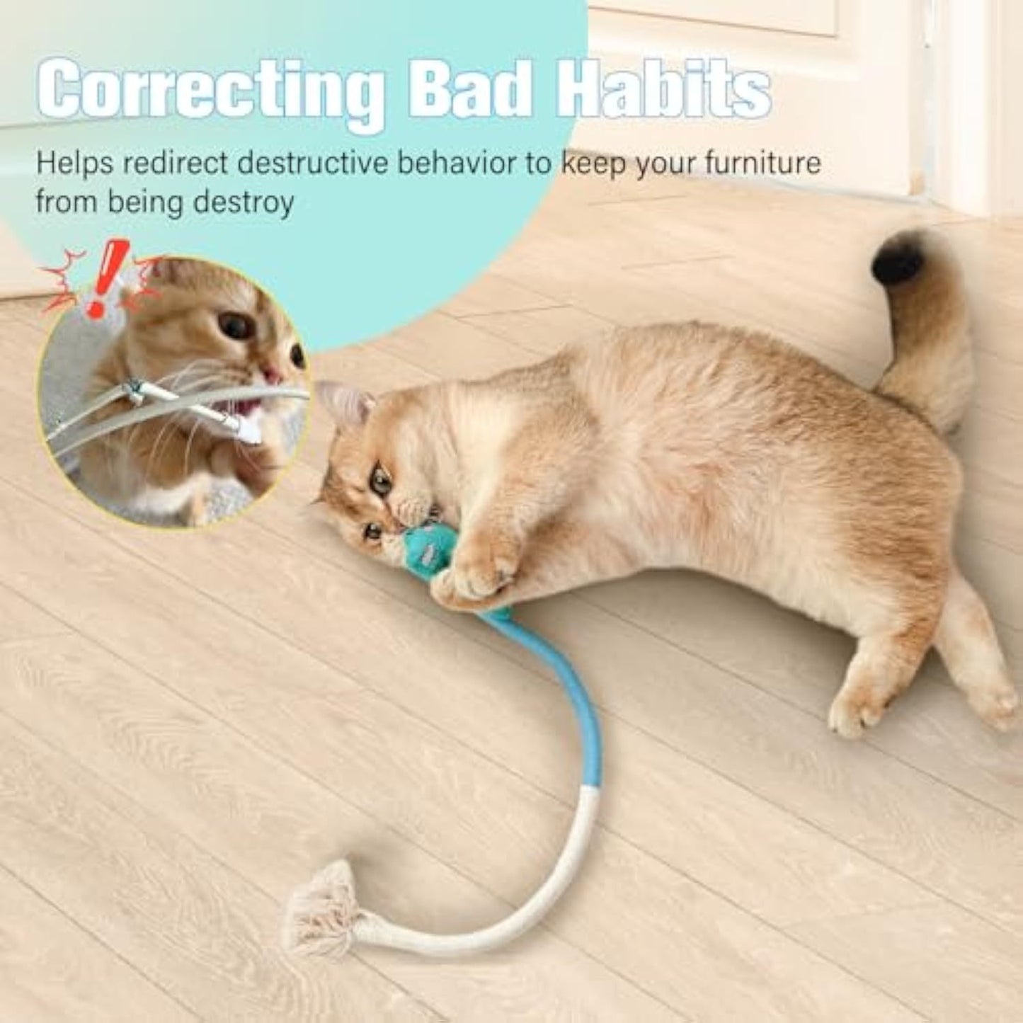 Sisal Rope Cat Toys Safe Catnip Toys Without Wire Cat Toys For Bored Indoor Cats Dental Kitty Chew Toys With Silvervine Gall Fruit,Bite-Resistant Teeth Clean Chew Cat Toy,kitty Toys