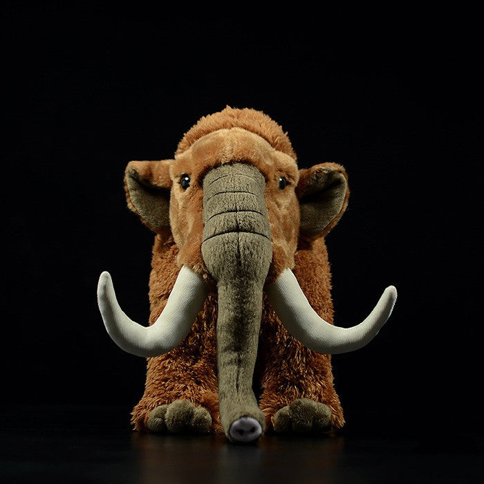 Muñeco de mamut de simulación, juguete de peluche de mamut, juguete de peluche de animal de simulación de mamut, 33CM