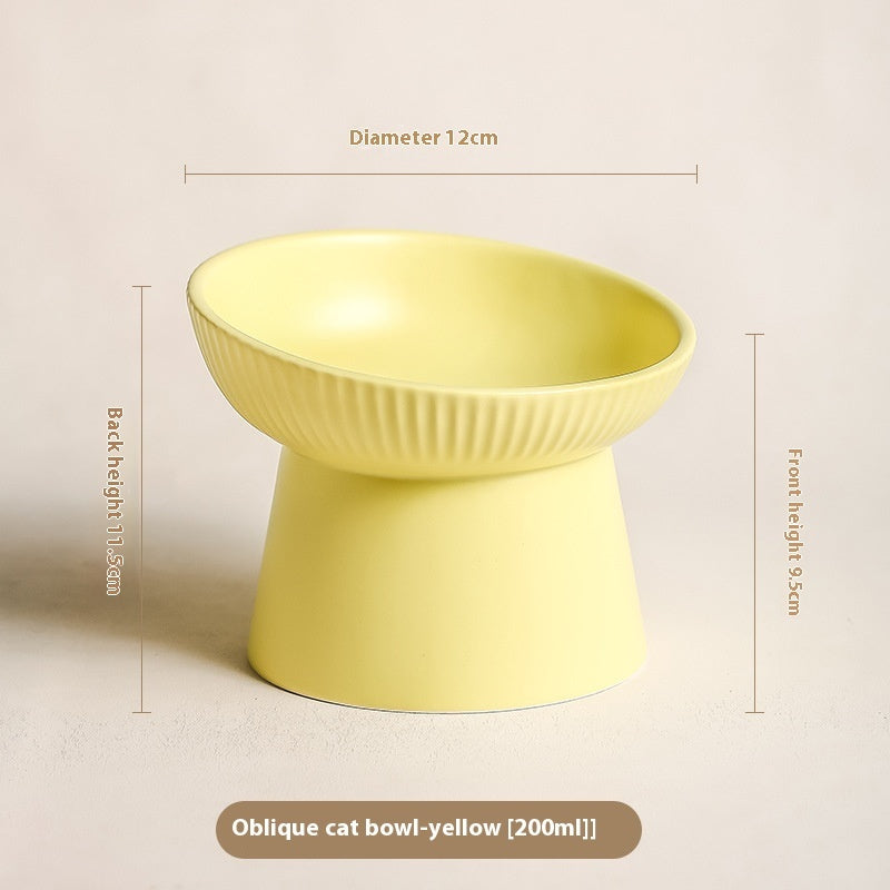 Anti-tumble Pet Goblet Rice Bowl