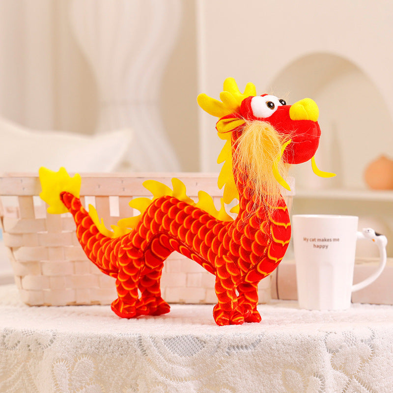 Creative Simulated Chinese Dragon Plush Toy Ornaments