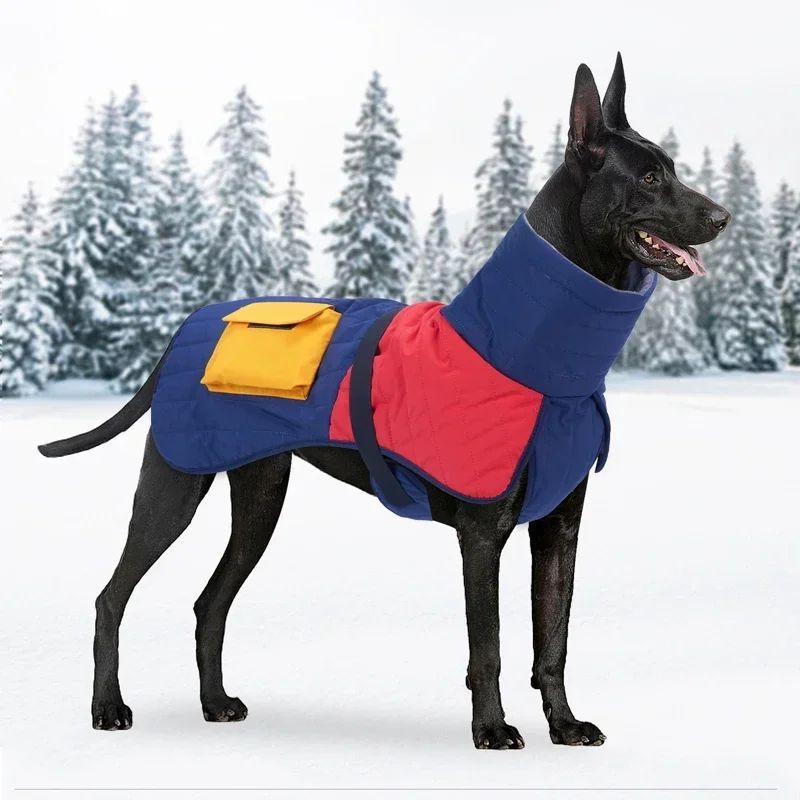 Winter Warm Thicken Waterproof Warm Dog Clothes For Small Medium Large Dogs Pet Dog Coat Greyhound Doberman Labrador Outfits